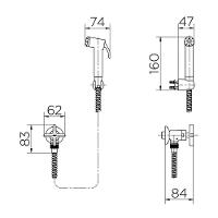 Ducha Higiênica Docol Nova Invicta 1523806 Com Registro Branca - 4