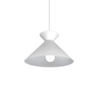 Lustre Pendente Blumenau Guto E27 Bivolt Branco Fosco - 1