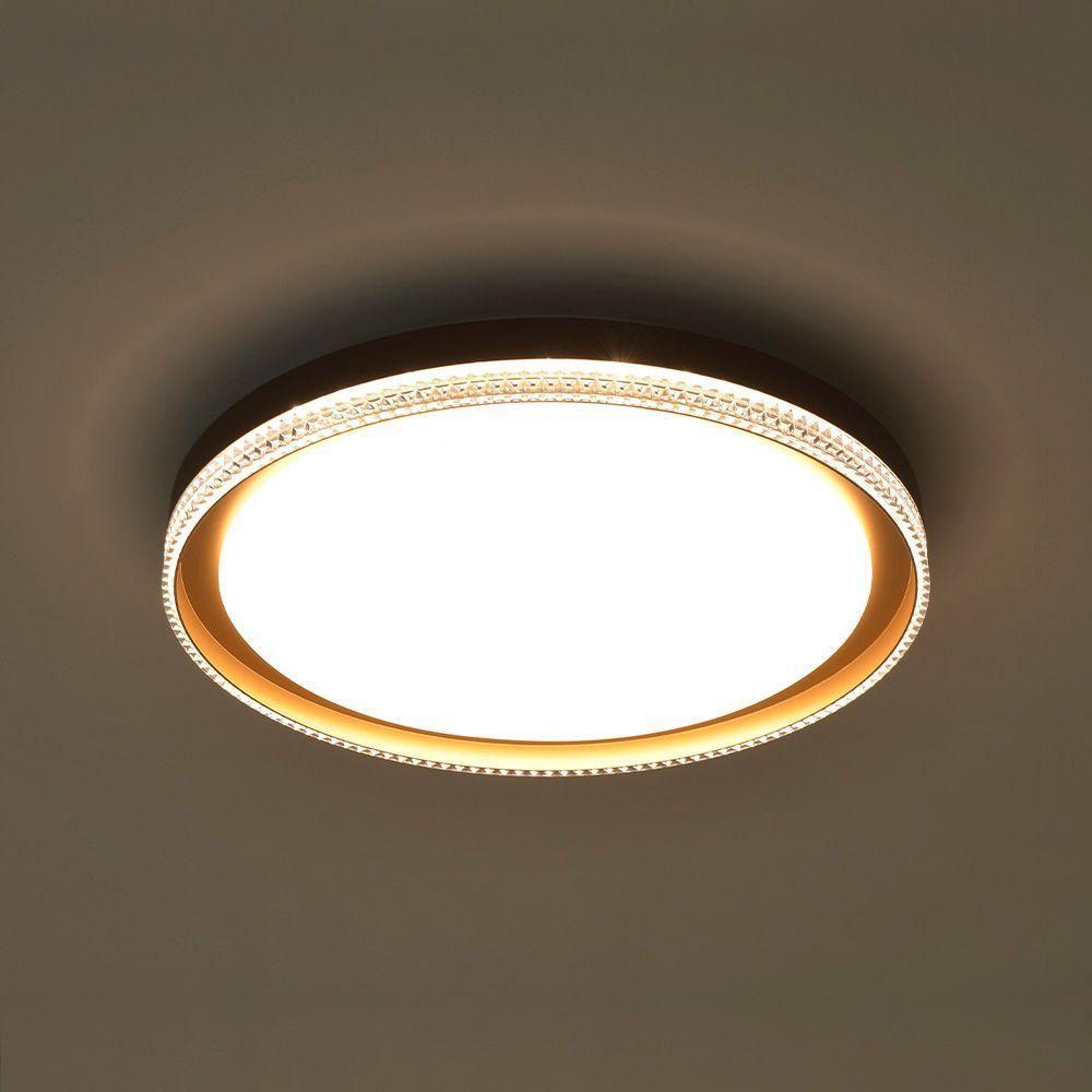 Plafon Skylight Queenstown 4040 Led Bivolt Preto-dourado - 2
