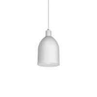 Lustre Pendente Blumenau Mila E27 Bivolt Branco Fosco - 1