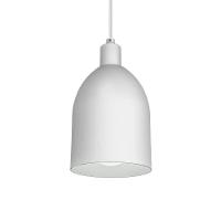 Lustre Pendente Blumenau Mila E27 Bivolt Branco Fosco - 2