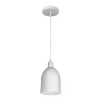 Lustre Pendente Blumenau Mila E27 Bivolt Branco Fosco - 3