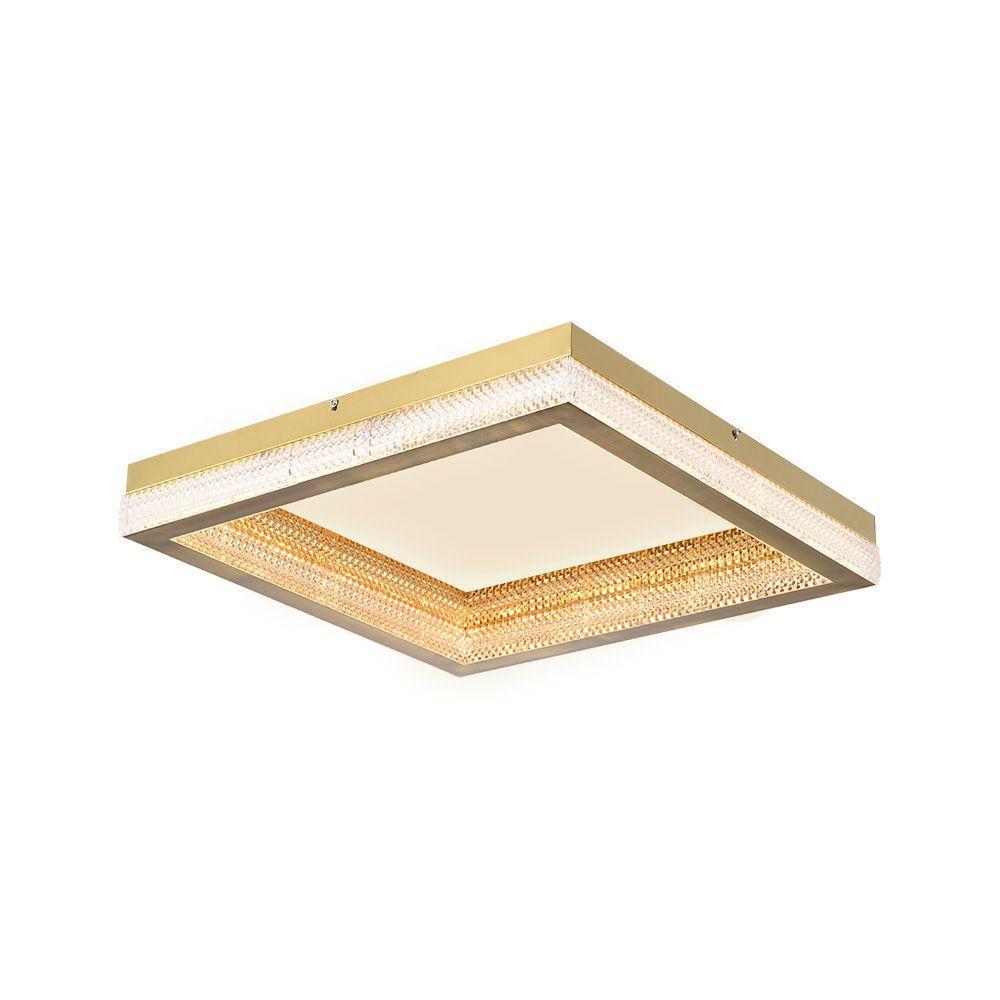 Plafon Skylight Queensland 4007q Dourado Led Bivolt Dourado - 1
