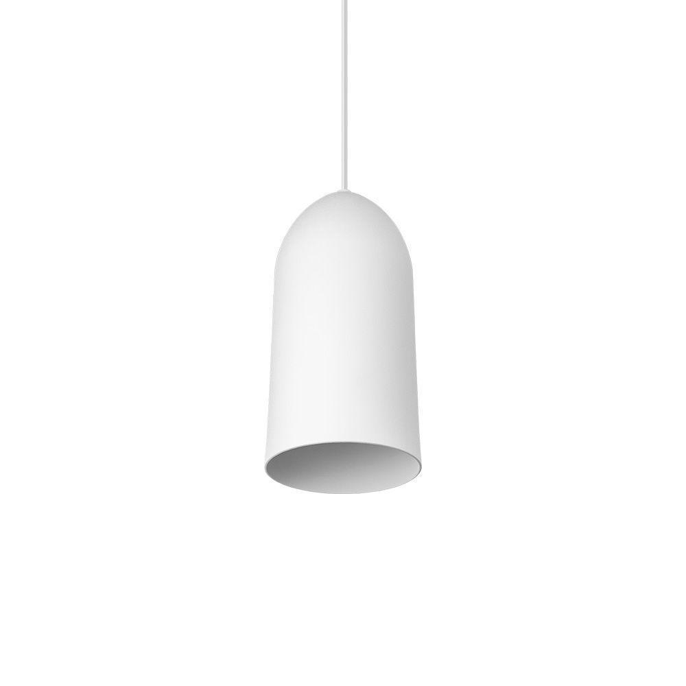 Lustre Pendente Blumenau Otto E27 Bivolt Branco Fosco - 1
