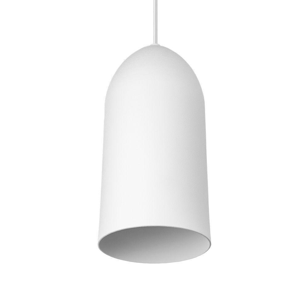 Lustre Pendente Blumenau Otto E27 Bivolt Branco Fosco - 2