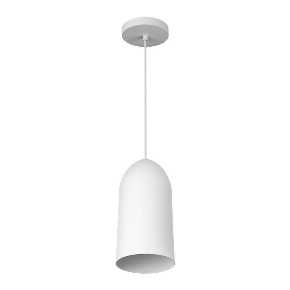 Lustre Pendente Blumenau Otto E27 Bivolt Branco Fosco - 3