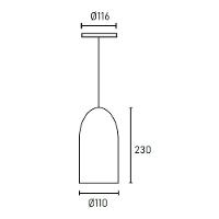 Lustre Pendente Blumenau Otto E27 Bivolt Branco Fosco - 5
