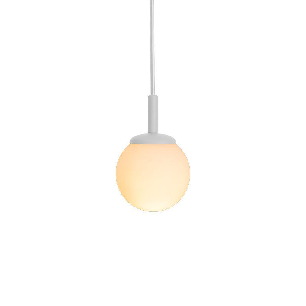 Lustre Pendente Blumenau Macadâmia G9 Bivolt Branco Fosco - 1