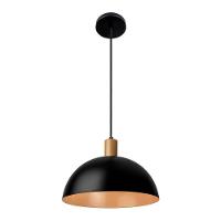 Lustre Pendente Blumenau Bia E27 Bivolt Preto-dourado - 2
