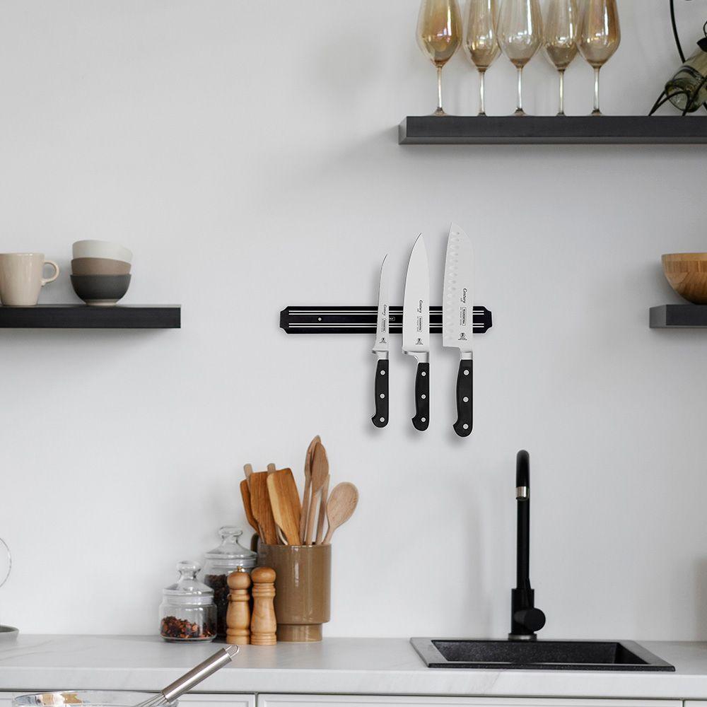 Barra Magnética Para Facas Tramontina Plenus 26464111 38cm Preta - 2