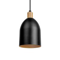 Lustre Pendente Blumenau Mila E27 Bivolt Preto-dourado - 2