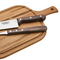 Kit Churrasco Com Tábua 3 Peças Tramontina 21198914 Marrom 21198914 - 3