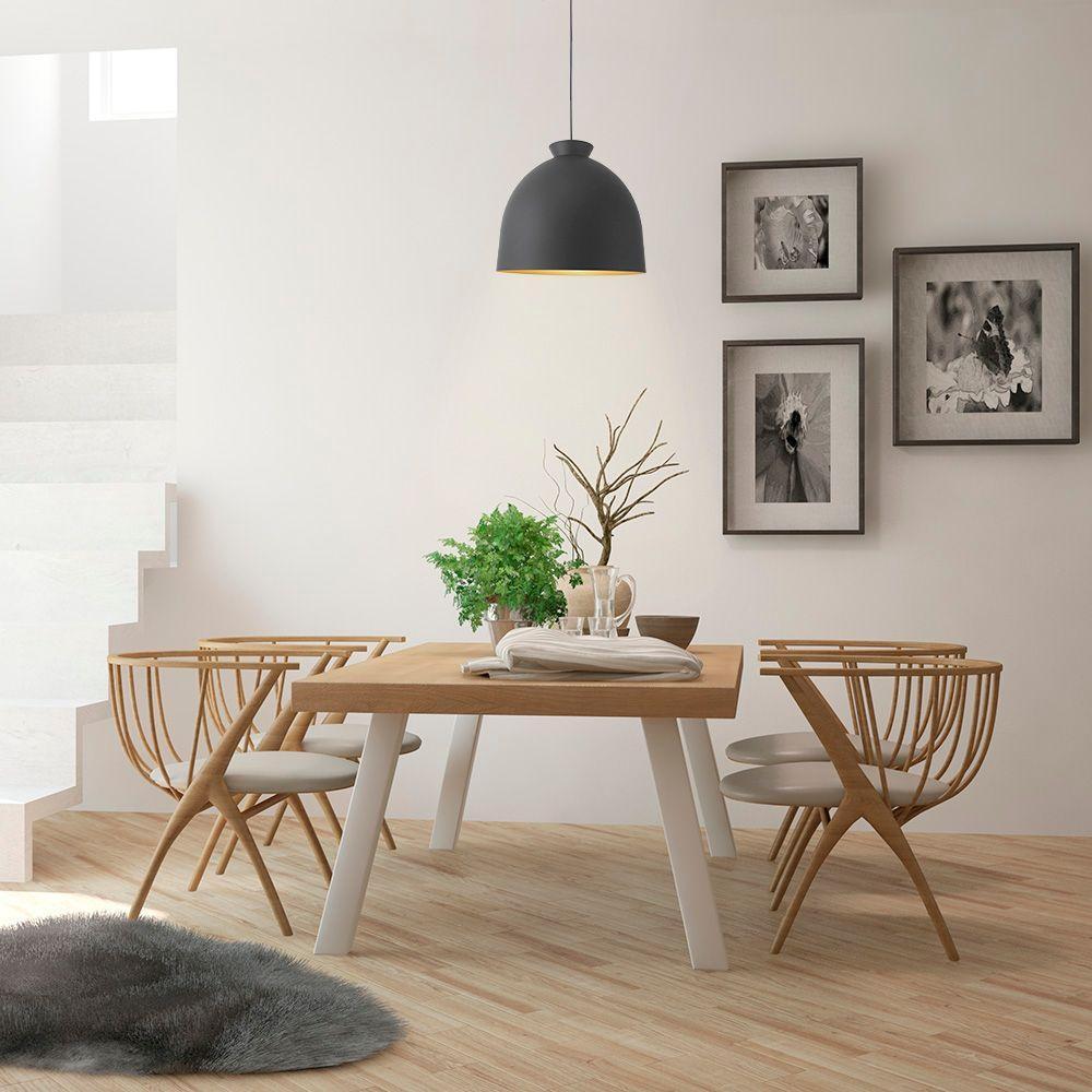 Lustre Pendente Blumenau Blum E27 Bivolt Preto - 3