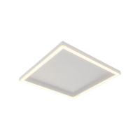 Plafon Led Blumenau Square De Sobrepor 15w Bivolt Branco Fosco 2700k Luz Amarela - 1