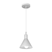 Lustre Pendente Blumenau Toni E27 Bivolt Branco Fosco - 3