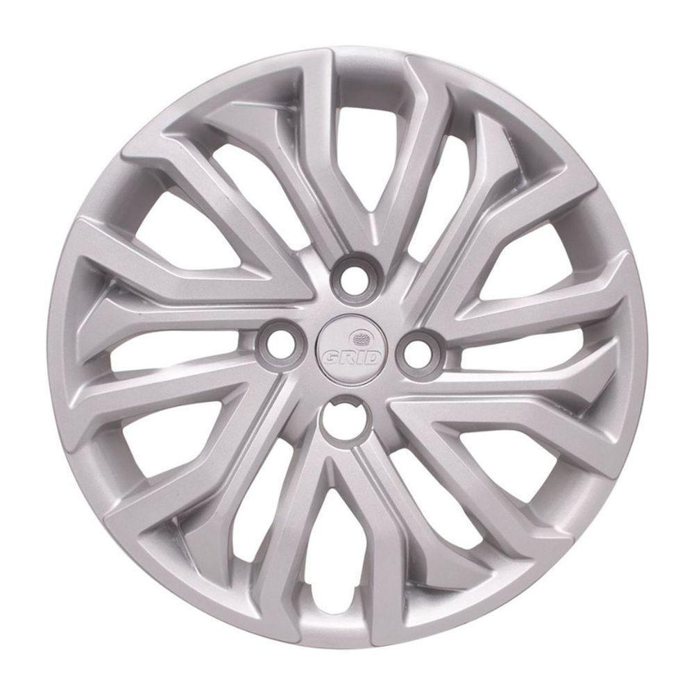 Calota Grid Aro 14p 293cb Prata Mobi 2021 - 1