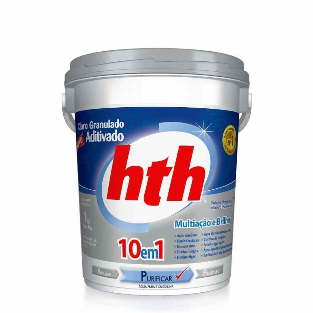 Hth Cloro Granulado 10 Kgs 10 Em 1 - 1