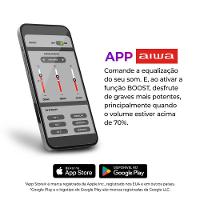 Caixa De Som Boombox Plus Aiwa BBS-01-B 200W Bluetooth 30h IP66 USB Preto Boombox AWS-BBS-01-B Bivolt - 8