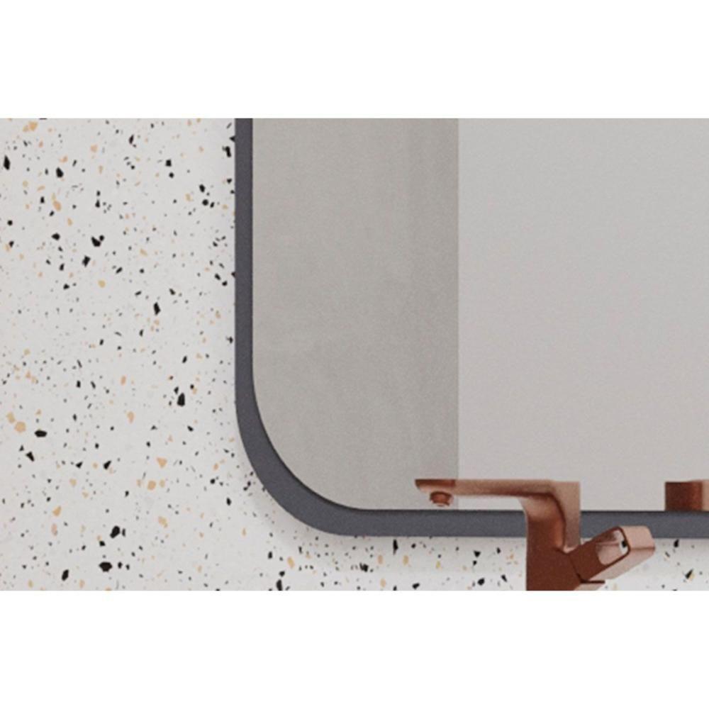 Espelheira De Banheiro Monet Parede Retangular 48x80cm Capuccino - Mgm - 5