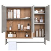 Espelheira Com Toalheiro 3 Portas E Nicho 80 Cm Es9002 Mell Arenas Faem Mell Arenas - 6