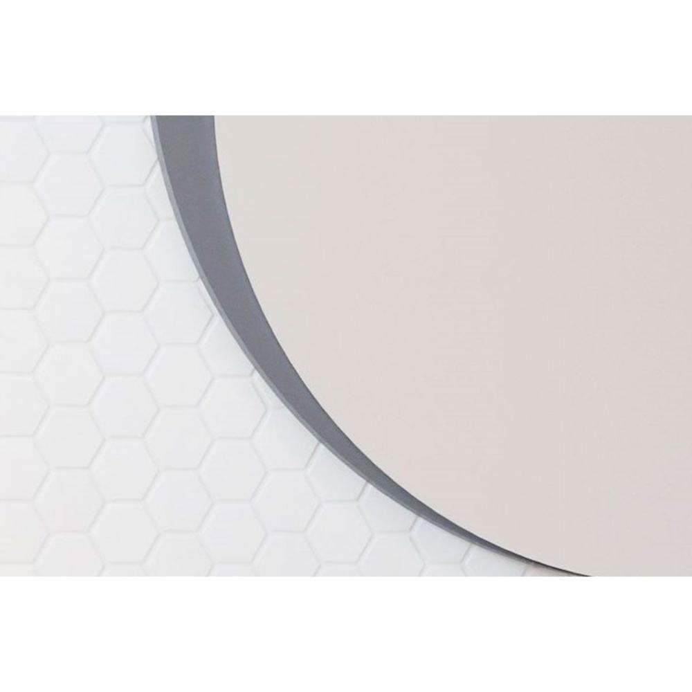 Espelheira De Banheiro Lua Parede Oval 60x60cm Pistache - Mgm - 4