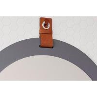 Espelheira De Banheiro Lua Parede Oval 60x60cm Pistache - Mgm - 3