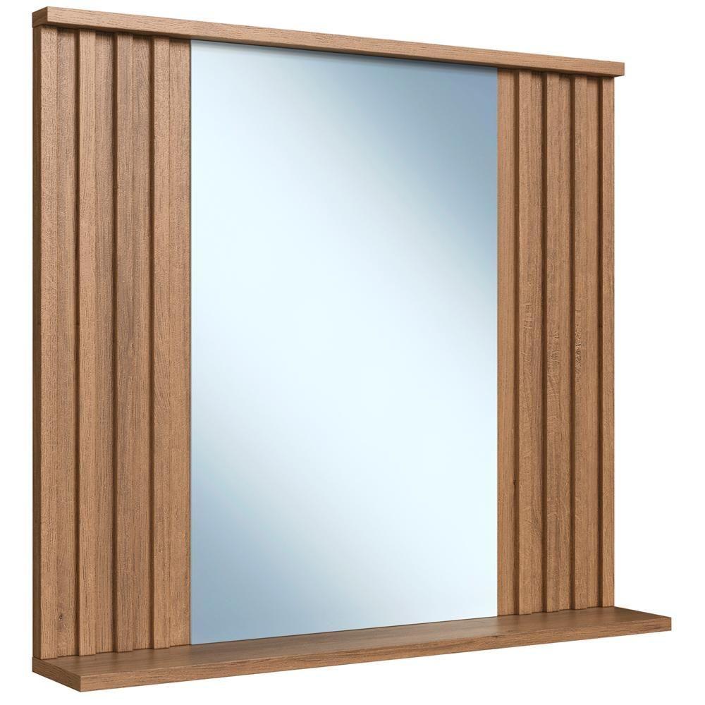 Espelheira Ripada Com Prateleira 70 Cm Es1000 Mell Faem Mell - 1