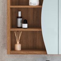 Armario Espelheira Com Porta E Nicho 70 Cm Es9680 Mell Faem Mell - 7