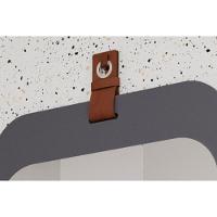 Espelheira De Banheiro Monet Parede Retangular 48x80cm Cimento - Mgm