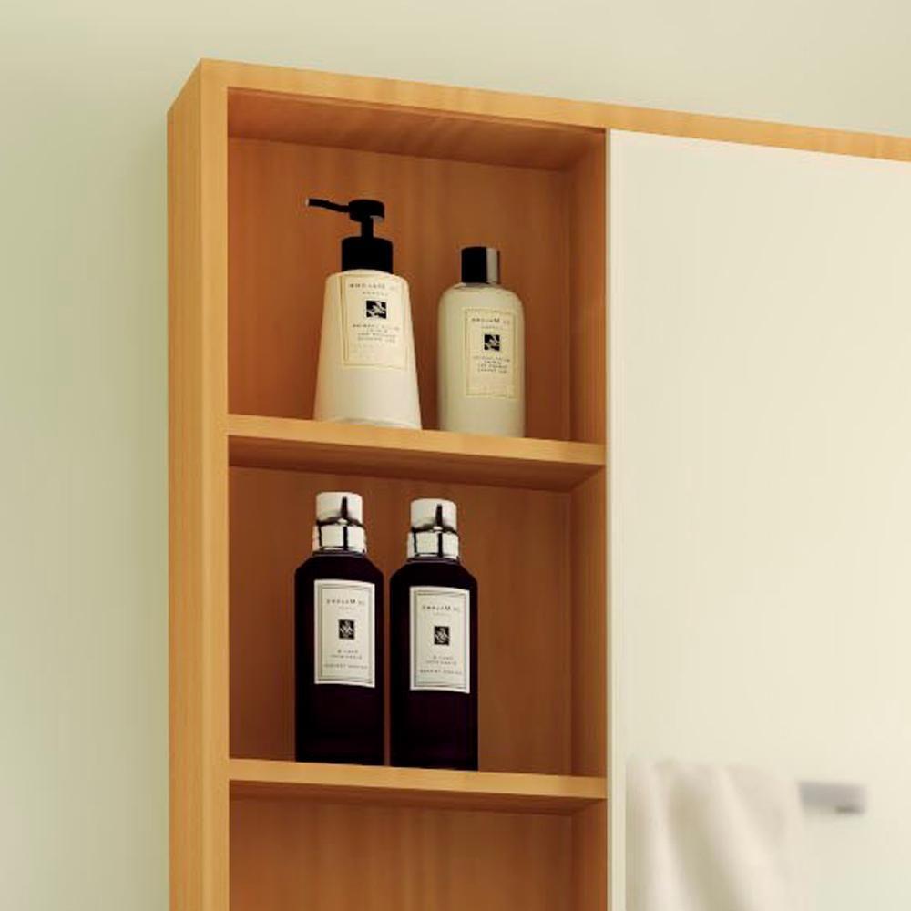 Armario Espelheira 1 Porta Correr 60 Cm Es7250 Mell Arenas Faem Mell Arenas - 5