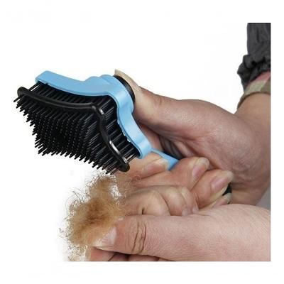 Escova Pet Rasqueadeira Tira Pelos Pra Cachorro E Gatos