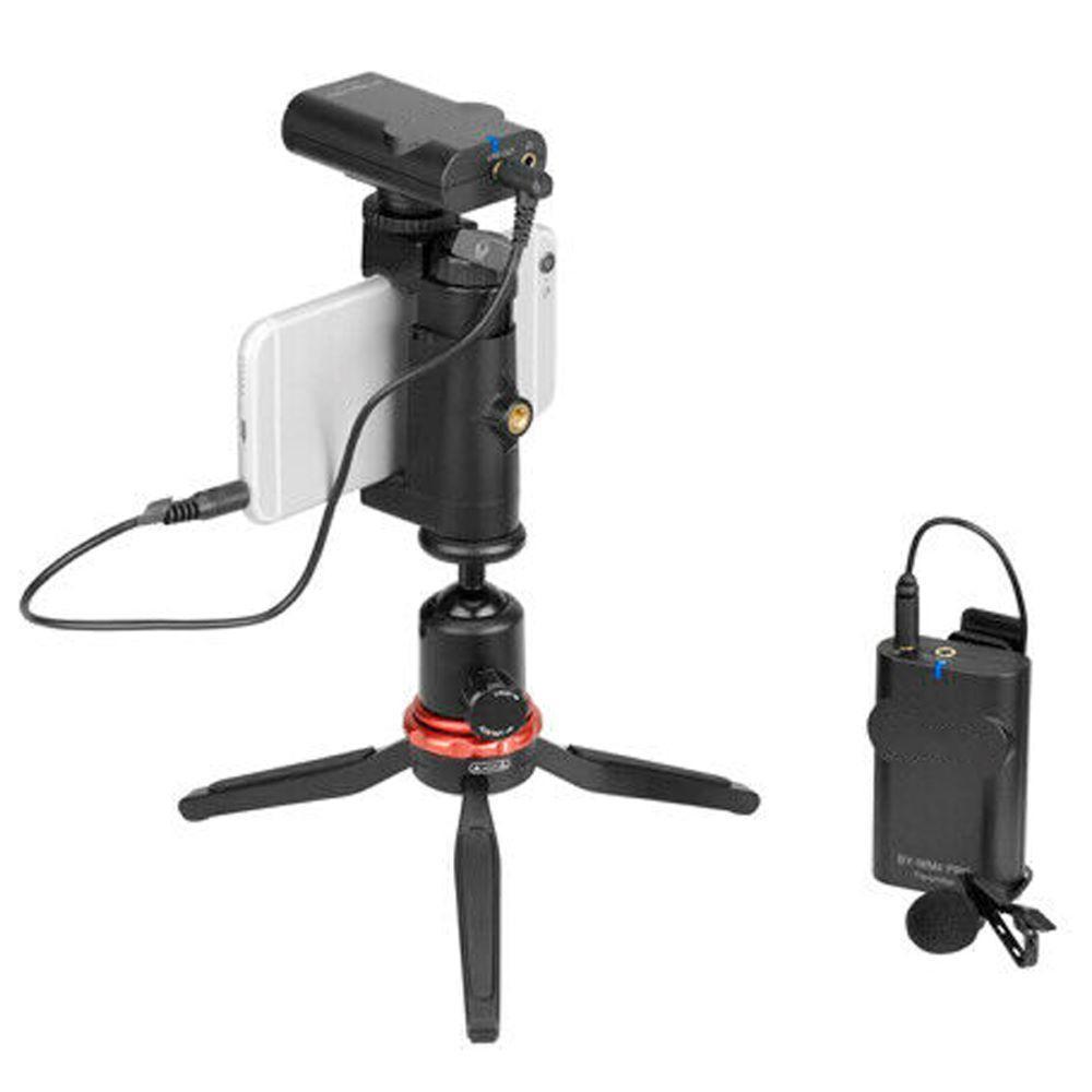 Microfone Sem Fio Lapela Dual-channel 2,4 Ghz By-wm4 Pro Celular Câmera Dslr Lorben - 3