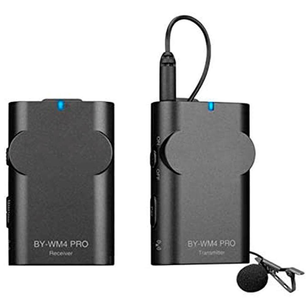 Microfone Sem Fio Lapela Dual-channel 2,4 Ghz By-wm4 Pro Celular Câmera Dslr Lorben - 8