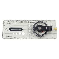 Bússola Direcional Dobrável Lorben Para Mapa Com Escala Régua Lupa Cordão Camping Sobrevivência - 7