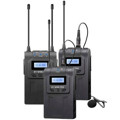 Microfone Sem Fio Dual-channel Uhf By-wm8 Pro- Omnidirecional Lorben