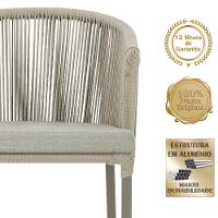 7 Cadeiras De Jantar área Noronha Fendi E3 Trama Original Rami - 3