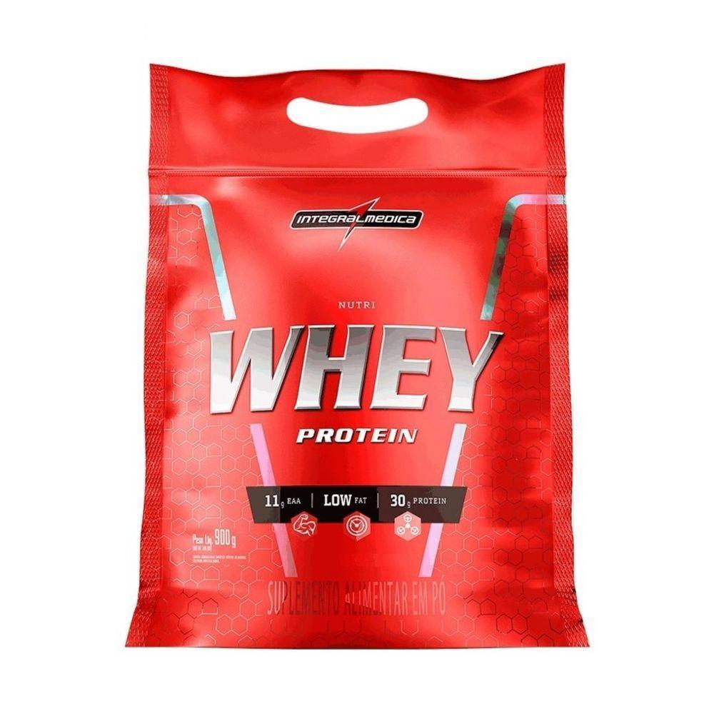 Nutri Whey Protein Refil 900g Sabor Morango - 1