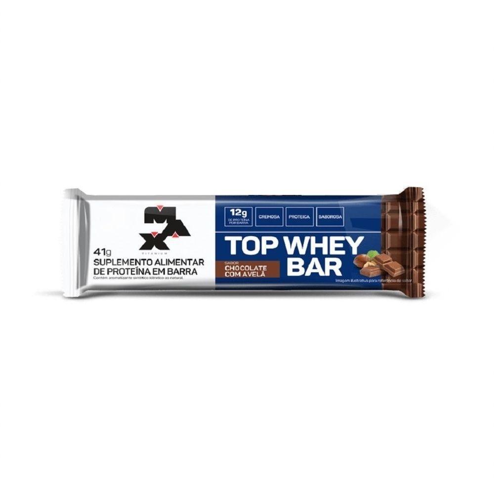 Top Whey Bar 41g Sabor Chocolate Com Avelã - 1