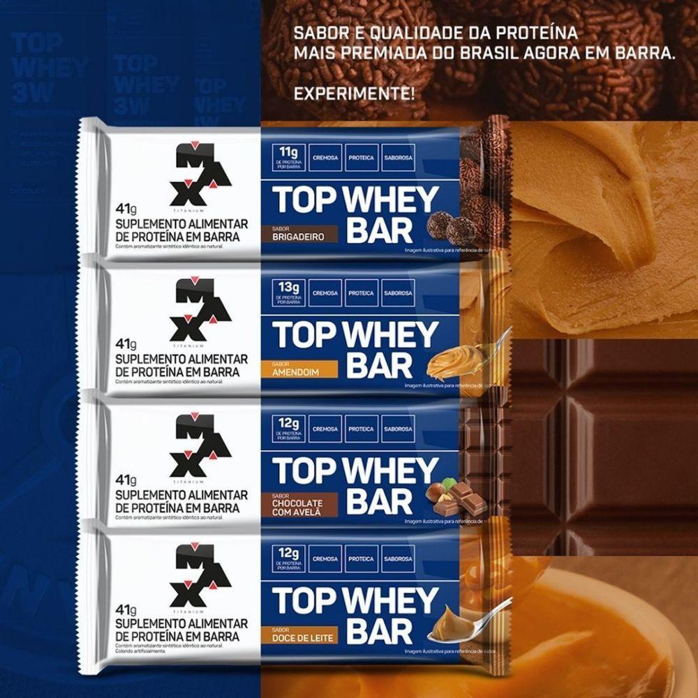 Top Whey Bar 41g Sabor Chocolate Com Avelã - 3