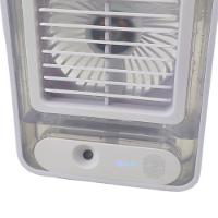 Ventilador Umidificador De Mesa Touch 3 Velocidades Led Usb Casa Trabalho Estudos Portatil Silencioso Refrescante - 6