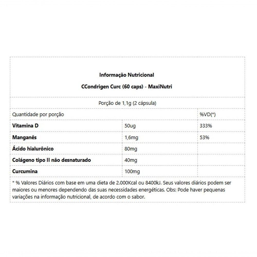 Condrigen Curc 60 Caps Padrão Único - 2