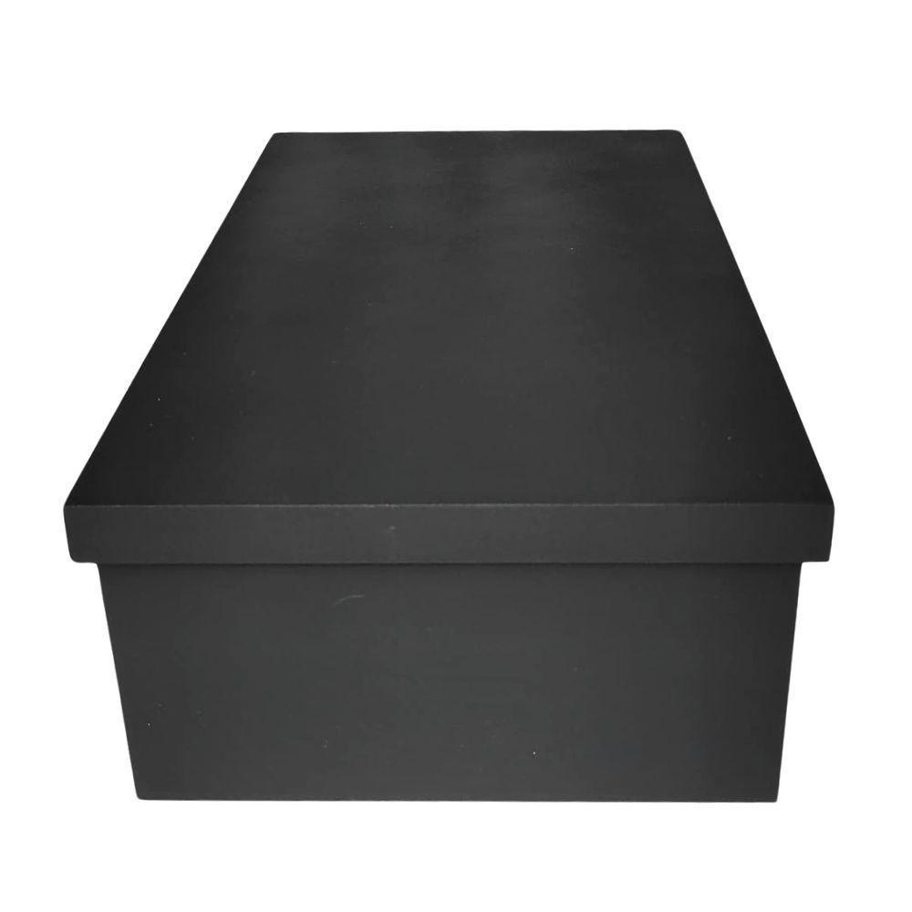 Caixa Para 2 Garrafas De Vinhos (35x20x11) Preto - 3