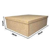 Caixa Para 3 Garrafa De Vinhos (35x28x11) Mdf Cru - 2