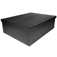 Caixa Para 3 Garrafa De Vinhos (35x28x11) Preto - 1