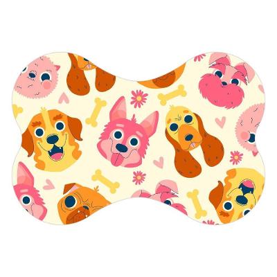 Tapete Comedouro Ração Cachorro Pet Cão Dog Lona Nº4 - 37x54