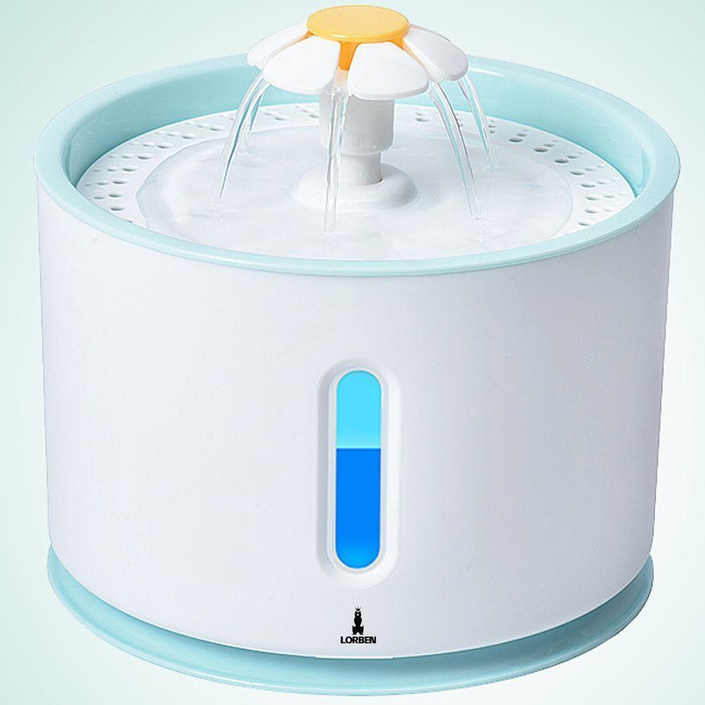 Bebedouro Para Gatos E Cães Lorben 2,4 Litros Led Usb Filtragem Purificação Gt6106 - 8