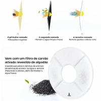 Bebedouro Para Gatos E Cães Lorben 2,4 Litros Led Usb Filtragem Purificação Gt6106 - 9