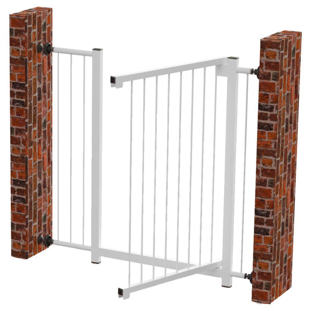 Grade Portão Pet Bebê Divisor Ambiente 80 Cm Branco - 7