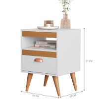 Kit Mesa Apoio 2 Unidades Impéria Branco Ype - 2