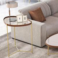 Mesa De Apoio Monterrey Castanho Dourado - 1